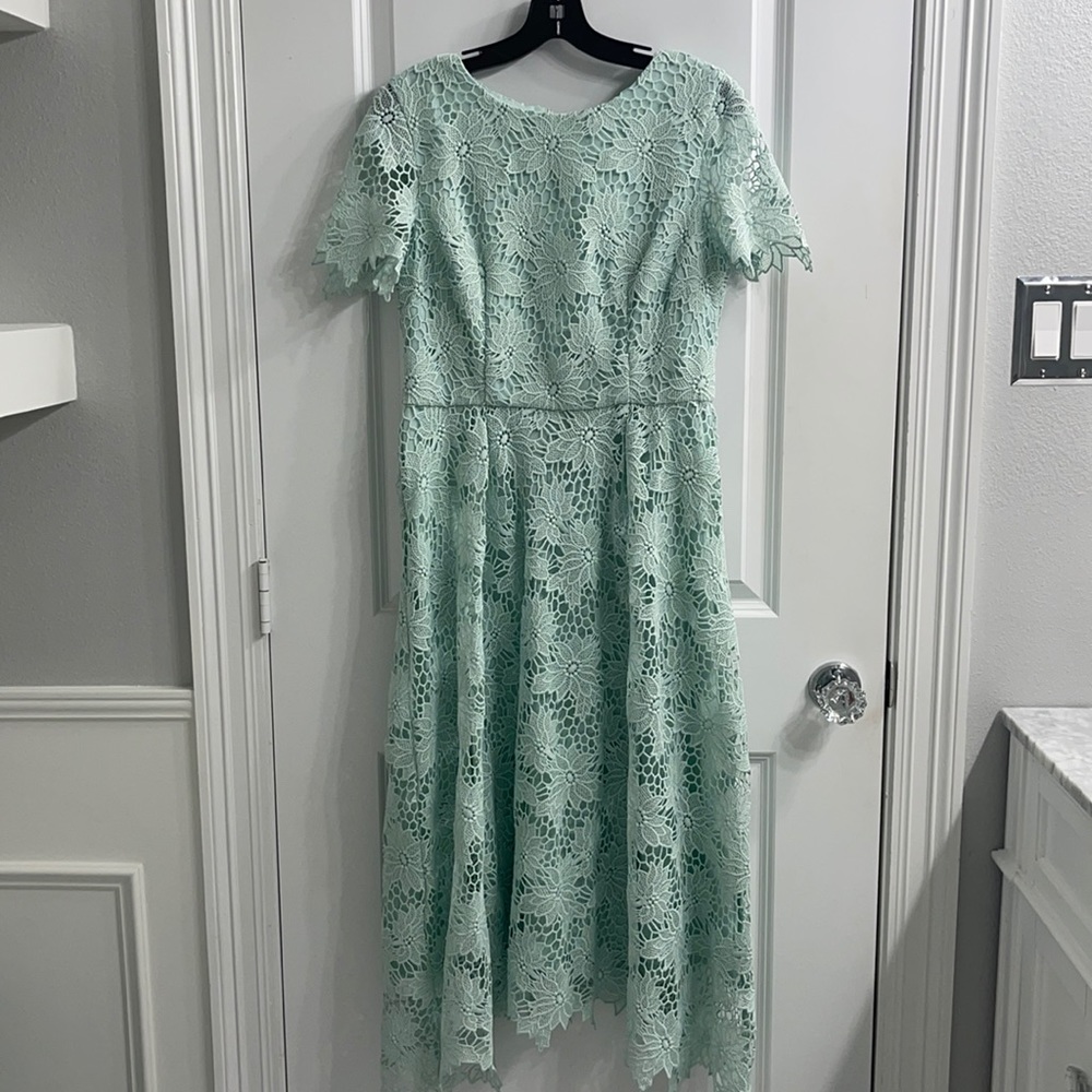 Preston & York Tea Length Lace Dress